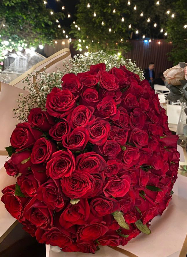 51 Premium Red Roses