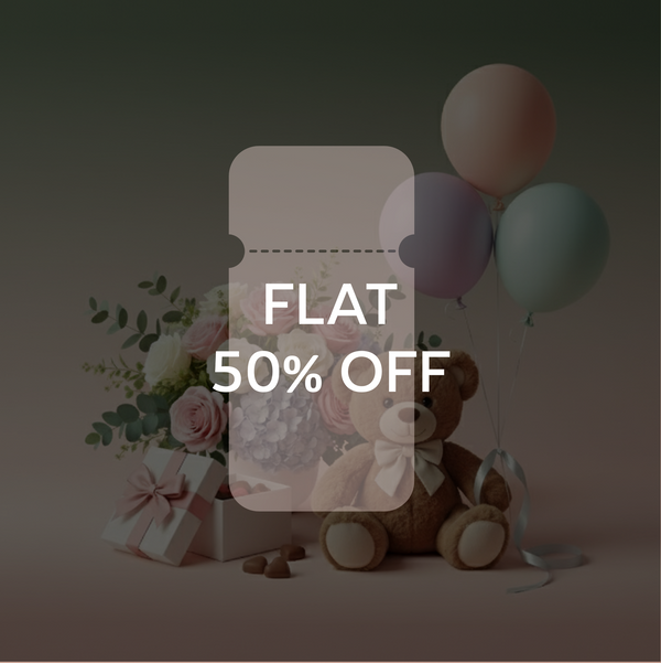Flat 50% Off